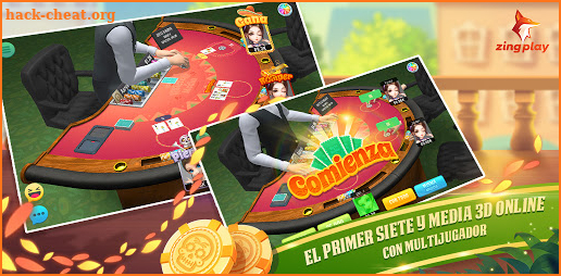 Siete y Media 3D ZingPlay: Juego de Cartas screenshot