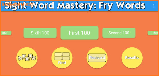 Sight Word Mastery: Fry Words screenshot