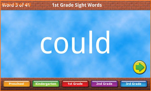 Sight Words Flash Cards screenshot