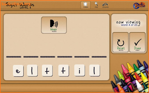 Sight Words - Level 1 screenshot