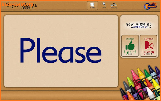 Sight Words - Level 1 screenshot