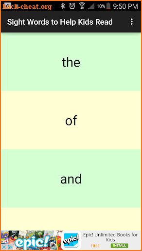 Sight Words to Help Kids Read screenshot