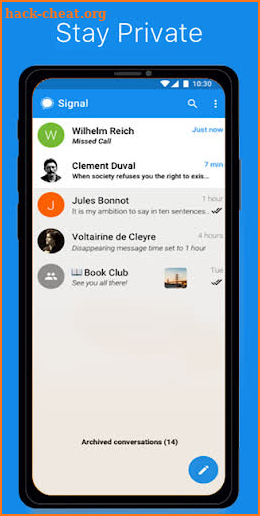 Sіgnаǀ Prіvаte Meѕѕengеr App Guide and Tips screenshot