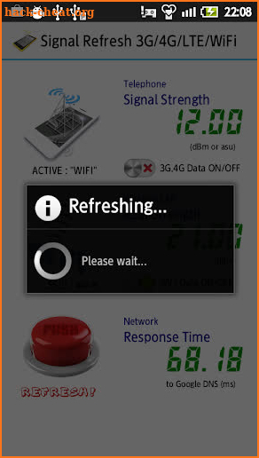 Signal Refresh 3G/4G/LTE/WiFi screenshot