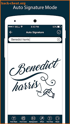 Signature Maker to My Name screenshot