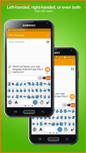Signily Keyboard screenshot