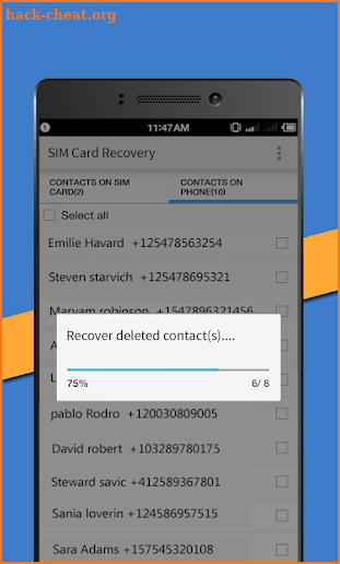 SIM Card Recover screenshot