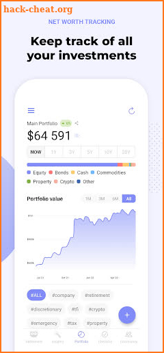 Simfolio - Financial Planner screenshot