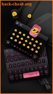 Simple Black Keyboard Theme screenshot