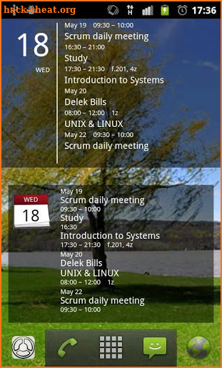 Simple Calendar Widget Pro screenshot