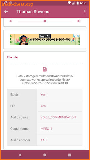 Simple Call Recorder screenshot