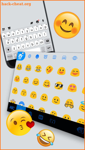 Simple Chat Keyboard Theme screenshot