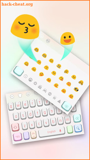 Simple Colorful Keyboard screenshot