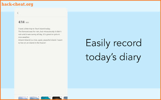 Simple Diary, Journal, and Notes ・Simple and Cool screenshot