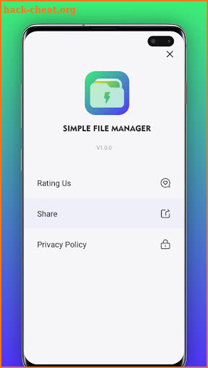 Simple File Manager screenshot