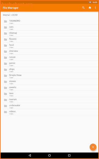 Simple File Manager screenshot