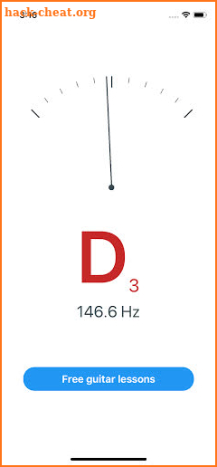 Simple Guitar Tuner screenshot