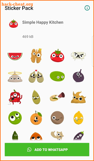 Simple Happy Kitchen Sticker Pack screenshot