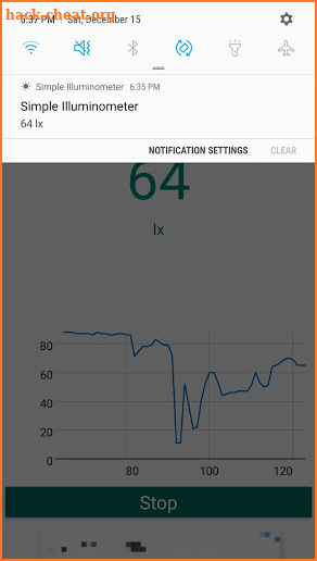 Simple Illuminometer (Light meter) screenshot