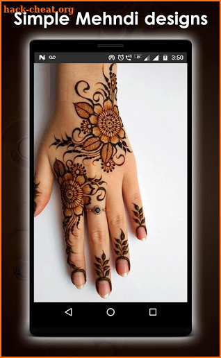 Simple mehndi design new screenshot