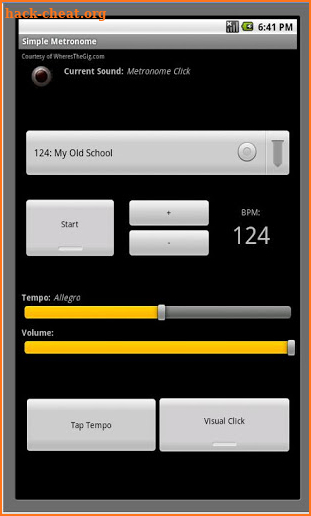 Simple Metronome screenshot