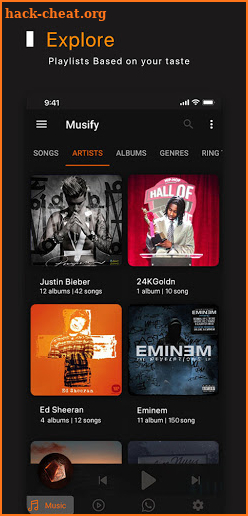 Simple Music Player Streaming -Music Player Stream screenshot