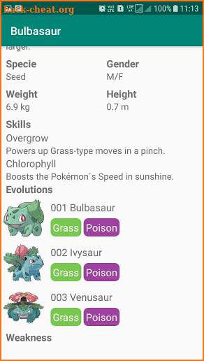 Simple Pokedex 2 screenshot