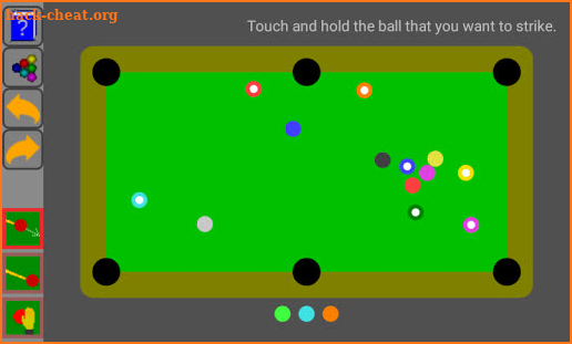 Simple Pool Table Simulator screenshot