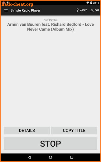 Simple Radio Player screenshot