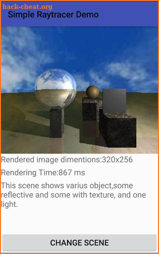 Simple Raytracer Demo screenshot