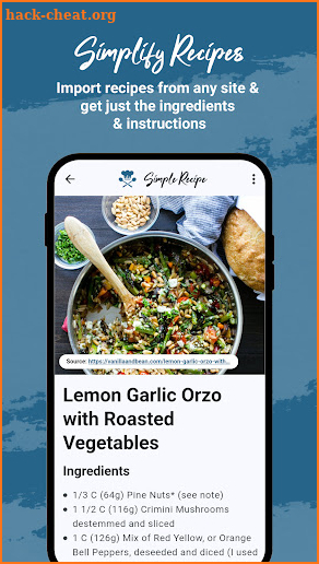 Simple Recipe: Recipe Keeper screenshot