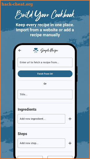 Simple Recipe: Recipe Keeper screenshot