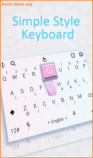 Simple Style Keyboard Theme screenshot