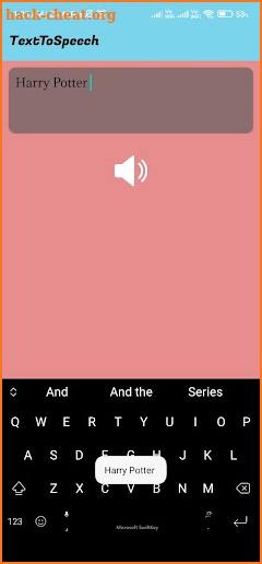 Simple Text to speech screenshot