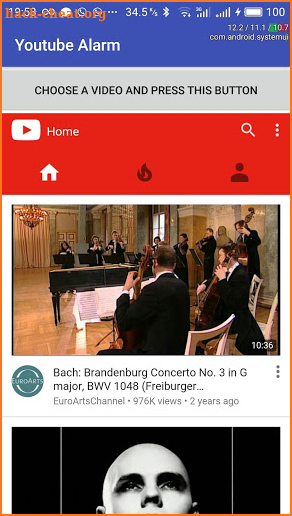 Simple Youtube Alarm screenshot
