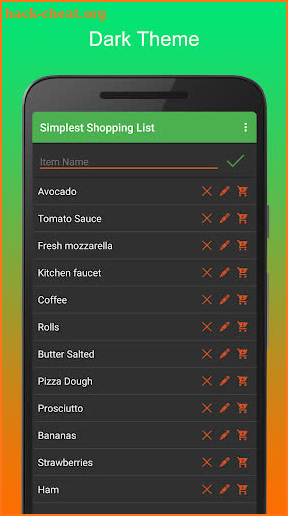 Simplest Shopping List Pro screenshot