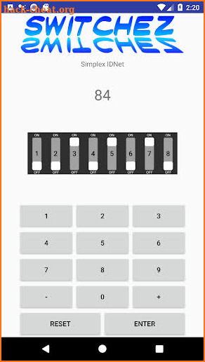 Simplex and Bosch Dipswitch utility - Switchez screenshot