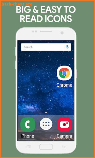 Simplified Home Screen - Launcher and Easy Icons screenshot