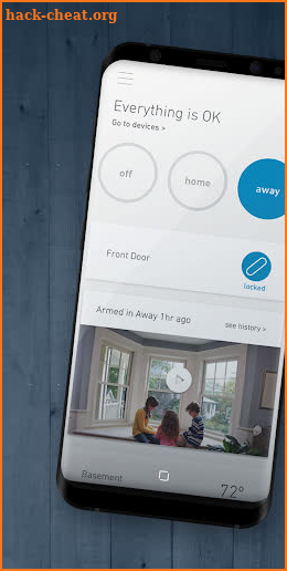 SimpliSafe Home Security App screenshot