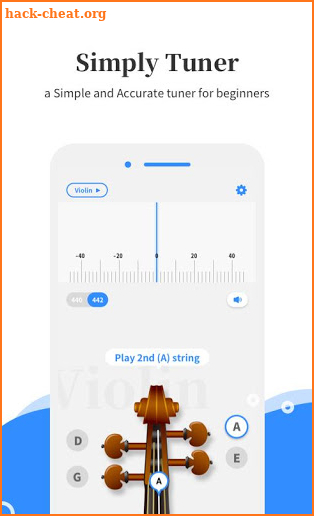 Simply Tuner - Violin, Cello & Viola screenshot