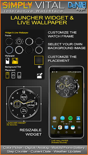 Simply Vital HD Watch Face screenshot