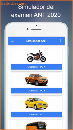 Simulador Examen ANT 2021 Ecuador screenshot