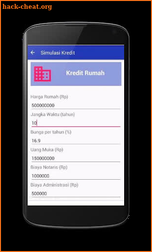 Simulasi Kredit Pro screenshot