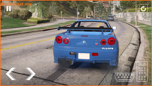 Simulator Driving Skyline R34 screenshot