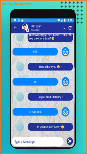 Simulator Video Call for Fgteev & liveChat screenshot