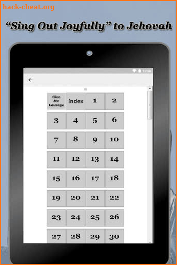Sing Out Joyfully Jehovah Tablet screenshot