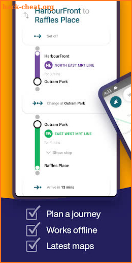 Singapore Metro Map & Planner screenshot