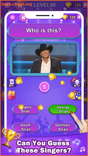 Singer Quiz screenshot