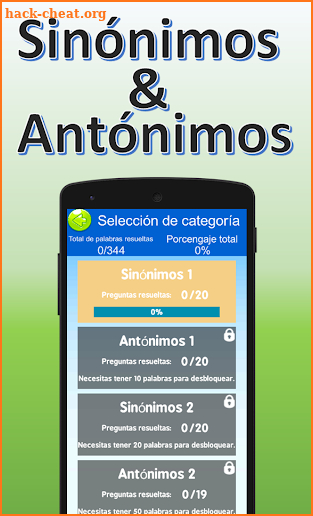 Sinónimos y Antónimos screenshot