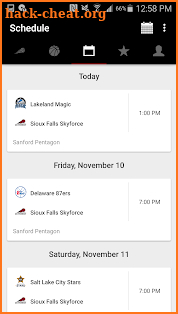 Sioux Falls Skyforce screenshot